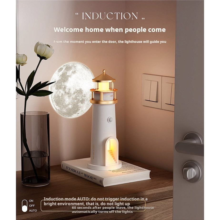 LLNL007 Moonlight Lighthouse Projector Night Light