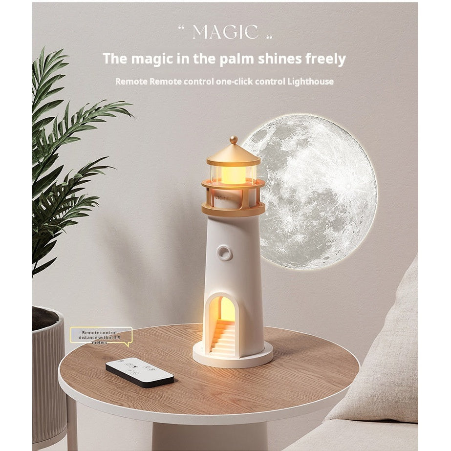 LLNL007 Moonlight Lighthouse Projector Night Light