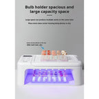 UV nail lamp specifications - wide opening design