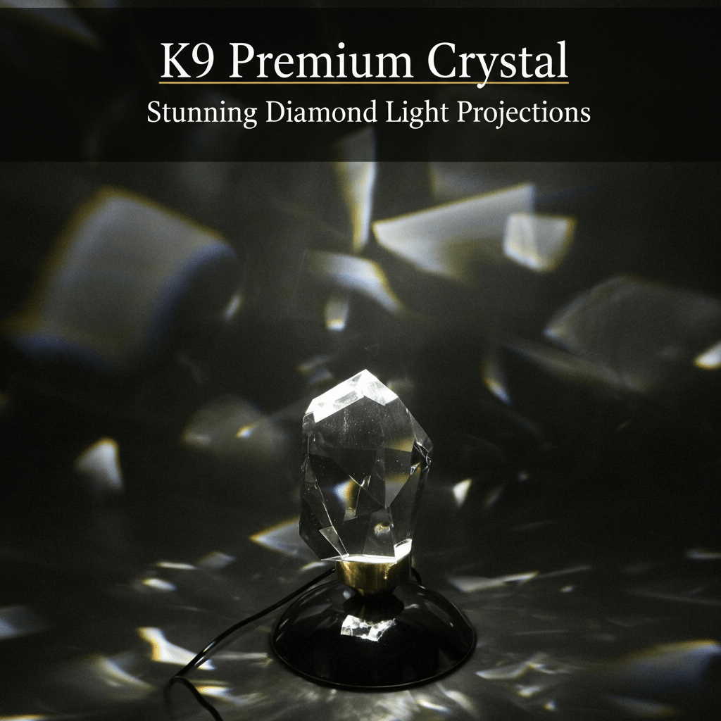 K9 Premium Crystal - Diamond Light Projections Infographic
