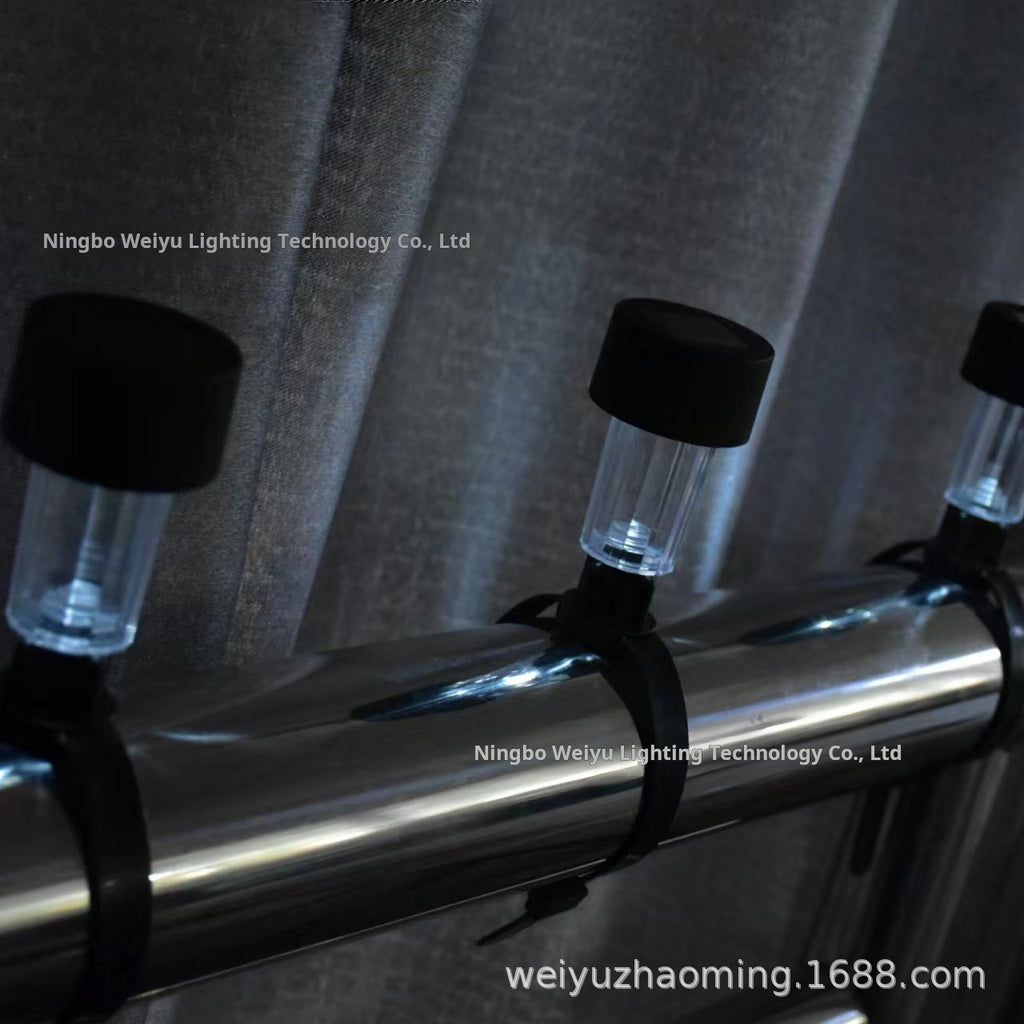 Solar Waterproof Cable Tie Lights — Outdoor Garden Pool Fence Deck