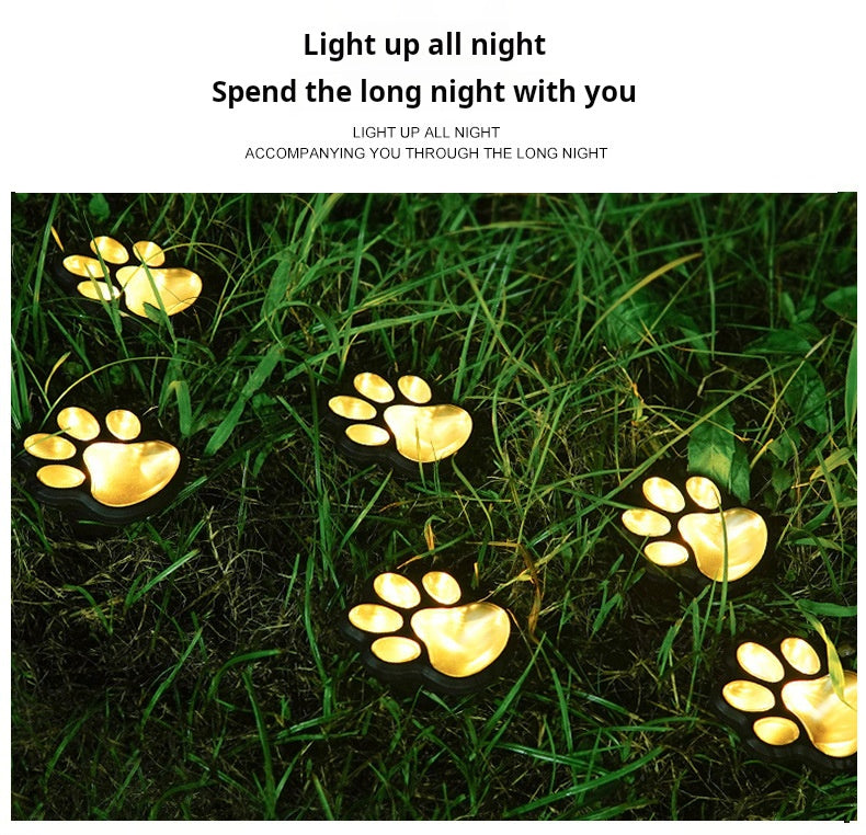 Solar Cat Paw Garden Light 2-Pack - IMG08