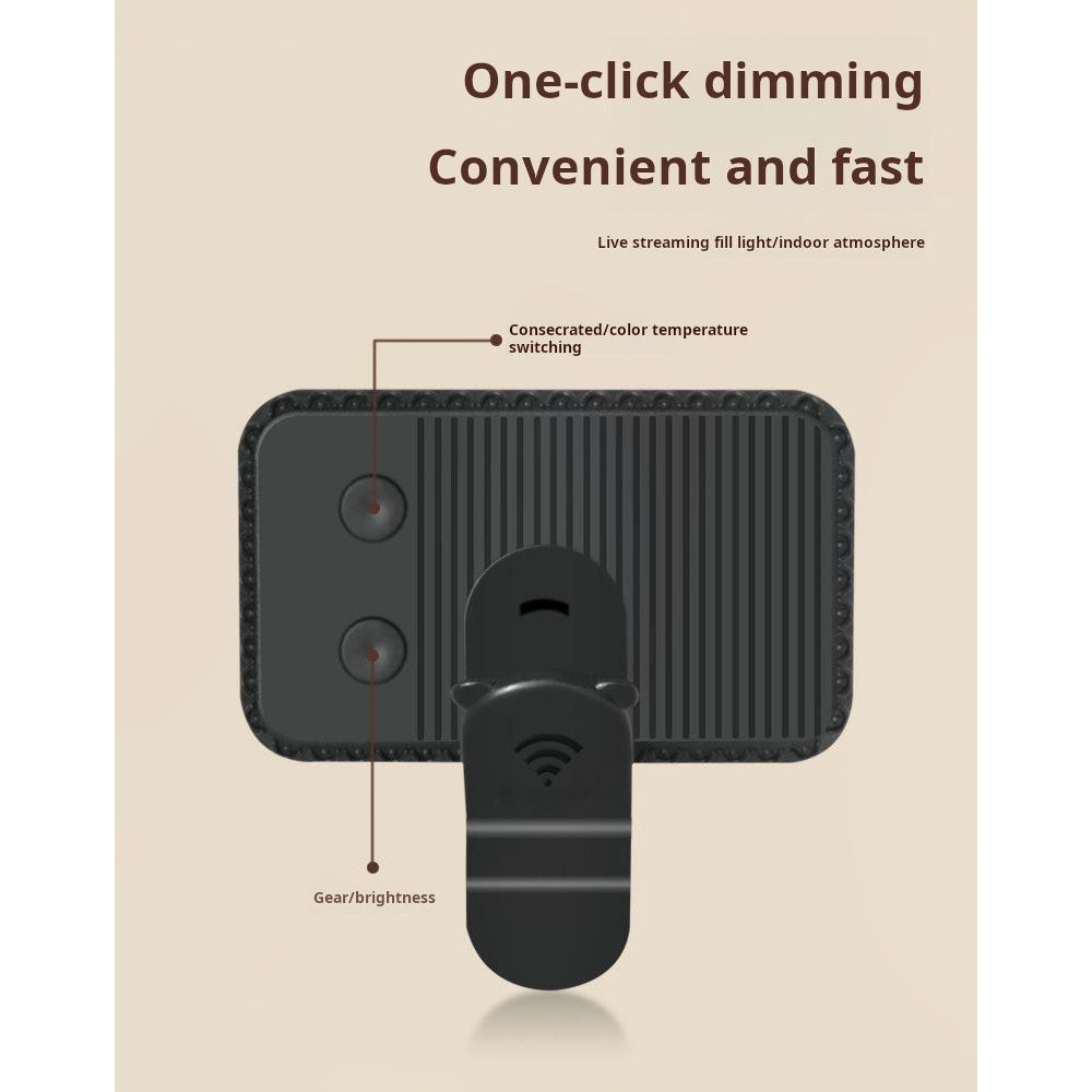 Clip-On Selfie Fill Light 2-Pack | Tri-Color USB Rechargeable for Phone Laptop Live Streaming