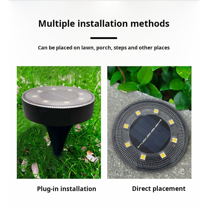 Solar Ground Light Warm White Glow