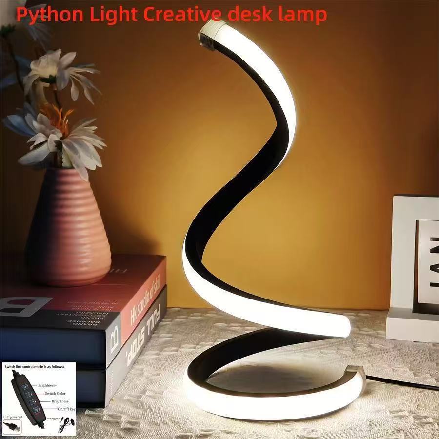 Modern Spiral LED Desk Lamp - Controller Diagram
