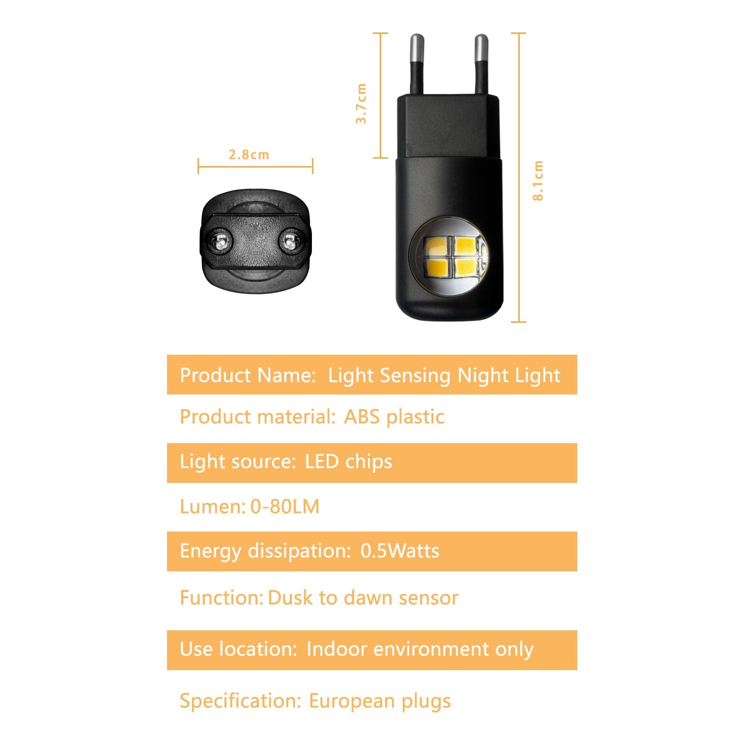 LumiLiving Mini LED Night Light 6-Piece Set - IMG09