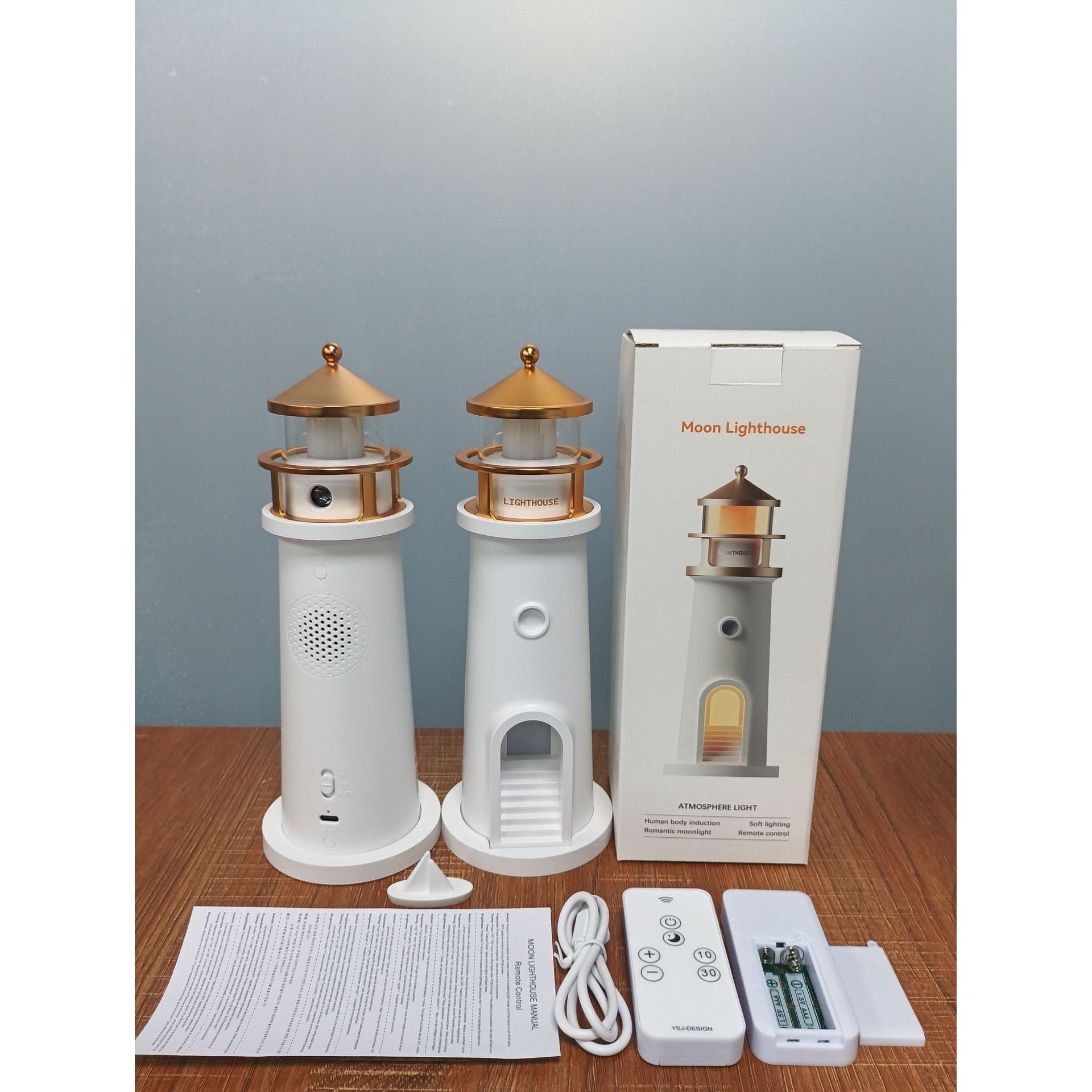 LLNL007 Moonlight Lighthouse Projector Night Light