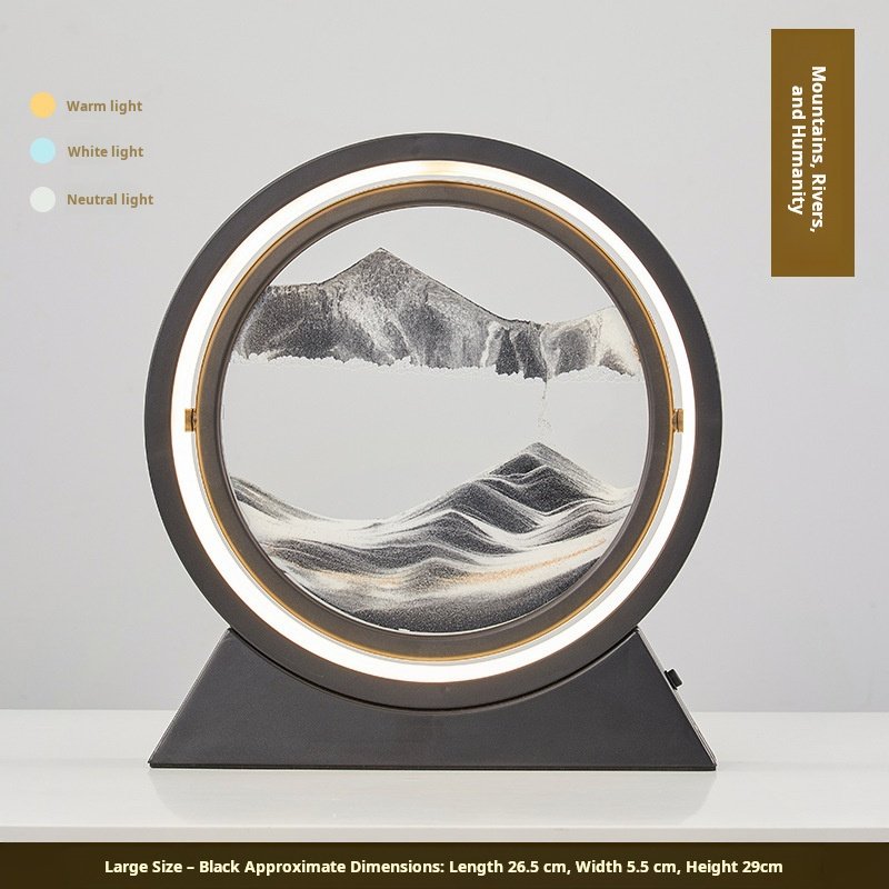Sand Art Lamp - white background product shot