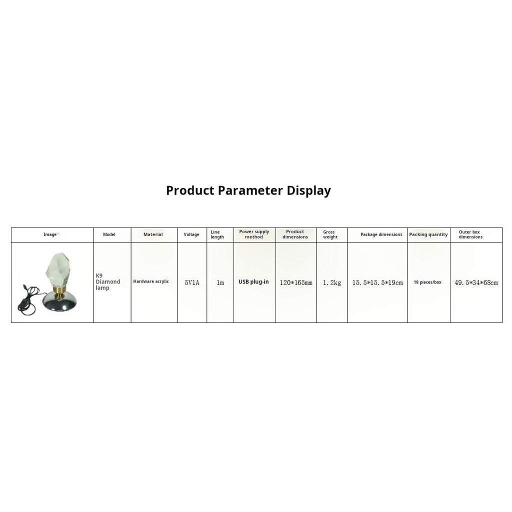 Product Specifications and Dimensions