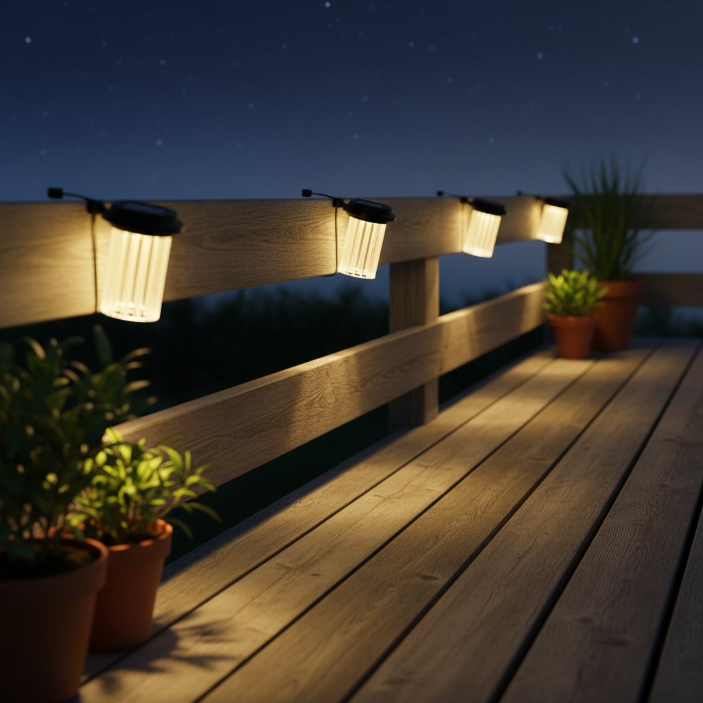 Solar Waterproof Cable Tie Lights — Outdoor Garden Pool Fence Deck