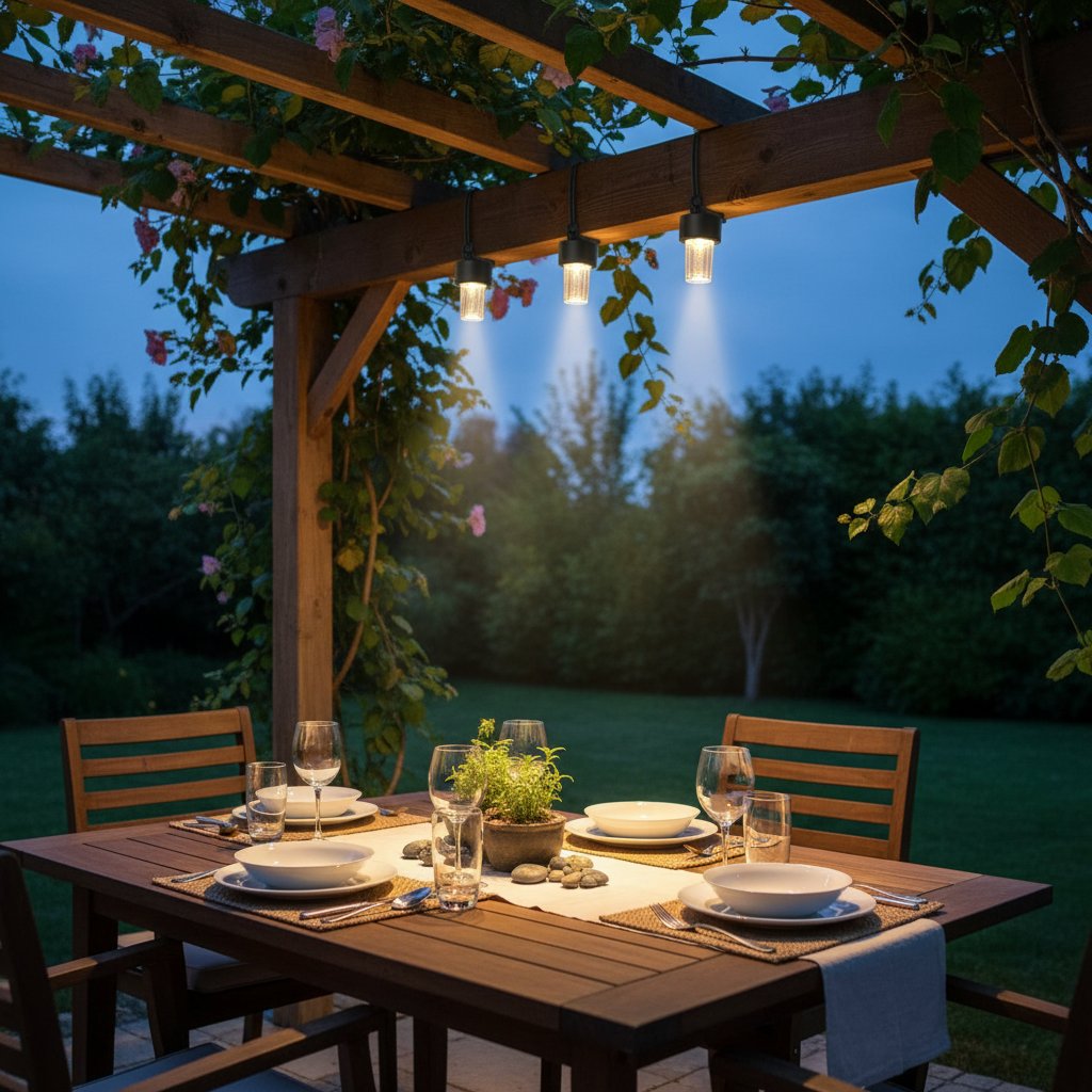 Solar Waterproof Cable Tie Lights — Outdoor Garden Pool Fence Deck