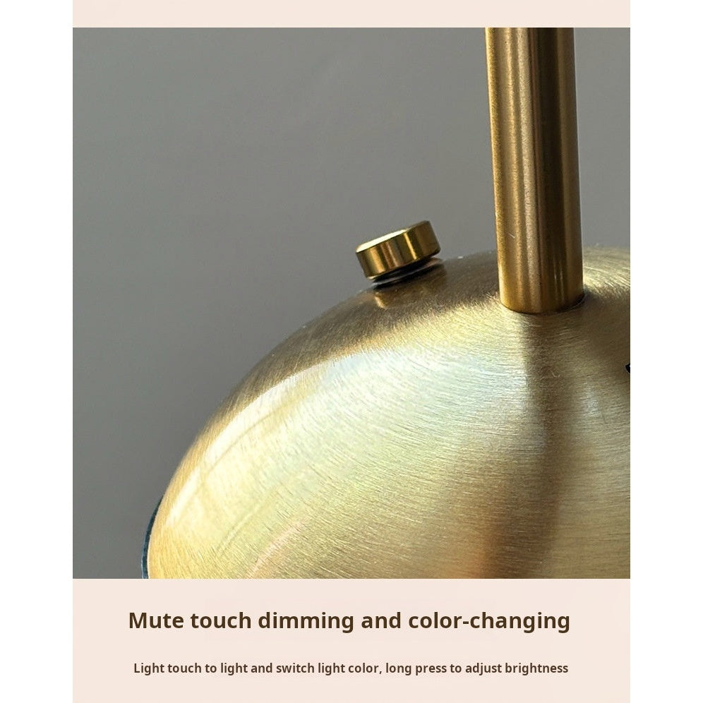 Modern Minimalist Pleated Fabric Table Lamp - Rechargeable Touch Control