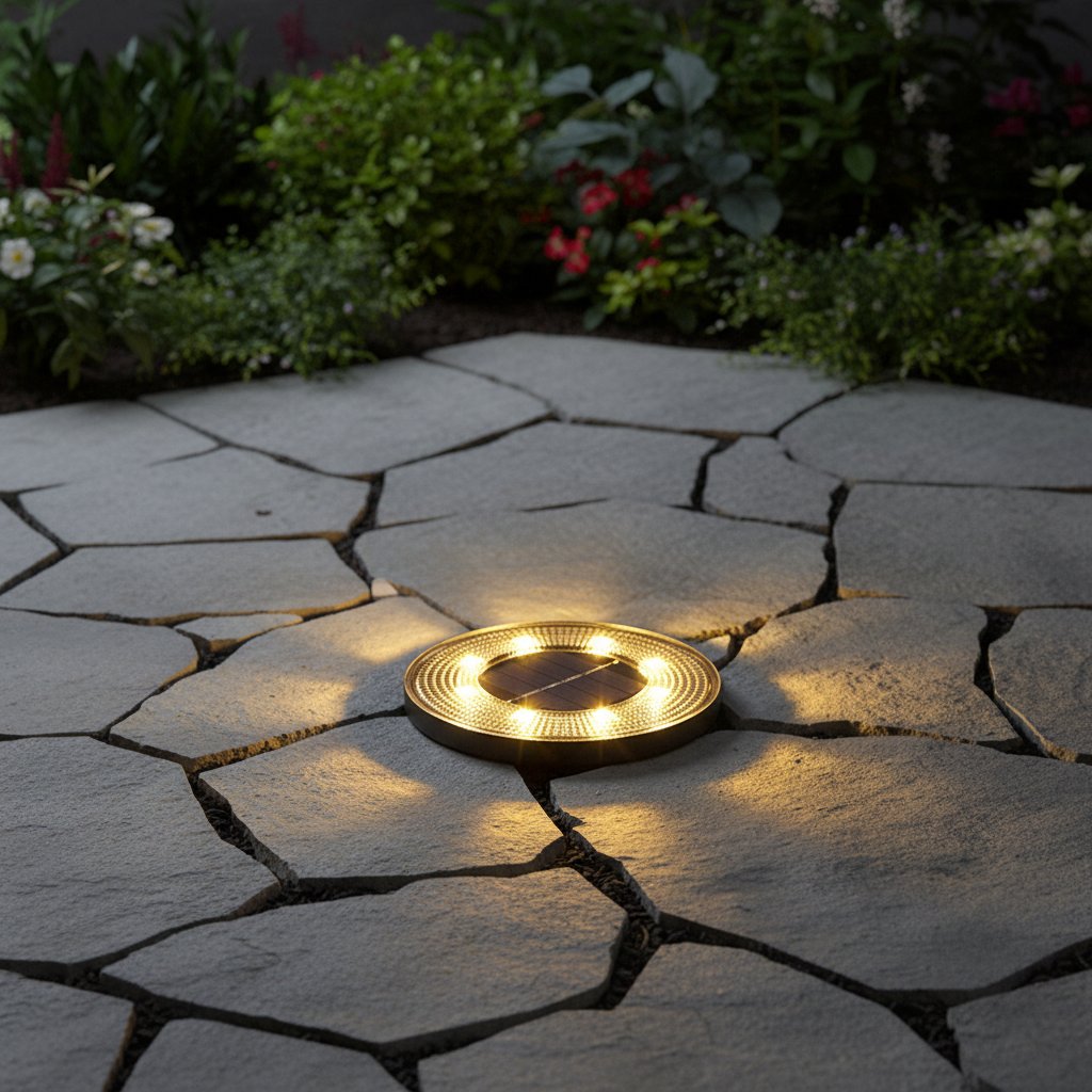 Solar Step Lights Garden Path Night Lifestyle