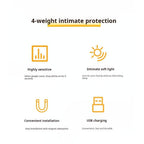 Key features — sensitive, soft light, easy install, USB rechargeable