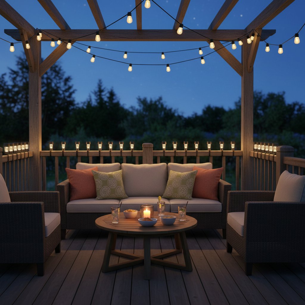 Solar Waterproof Cable Tie Lights — Outdoor Garden Pool Fence Deck