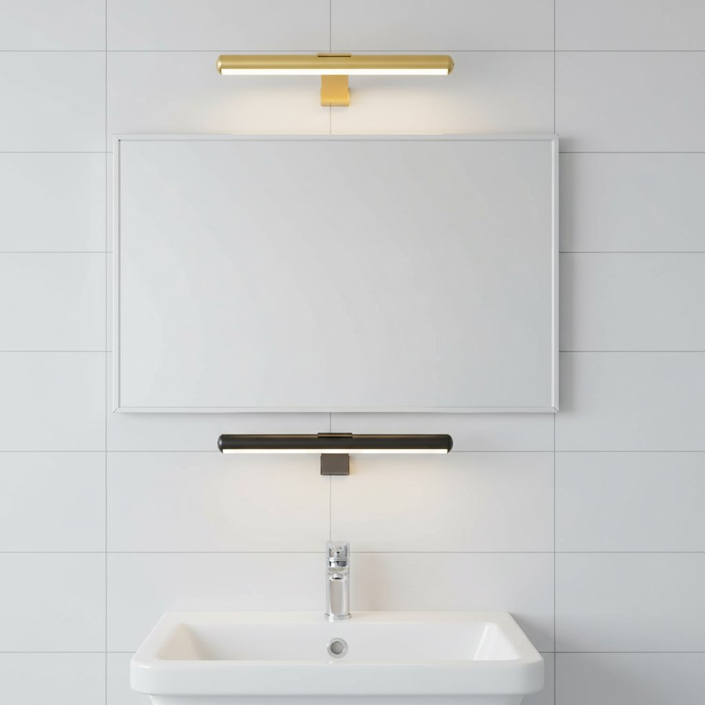Rechargeable Mirror Light in modern bathroom setting