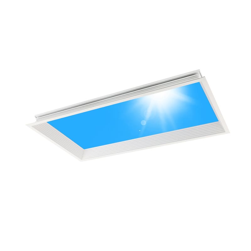 Skylight Recessed LED Panel - White Background Hero