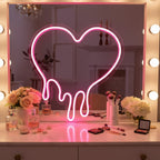 LED Heart Mirror Vanity Dressing Area – LLML002