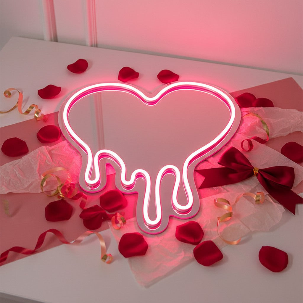 LED Heart Mirror Gift Display Presentation – LLML002