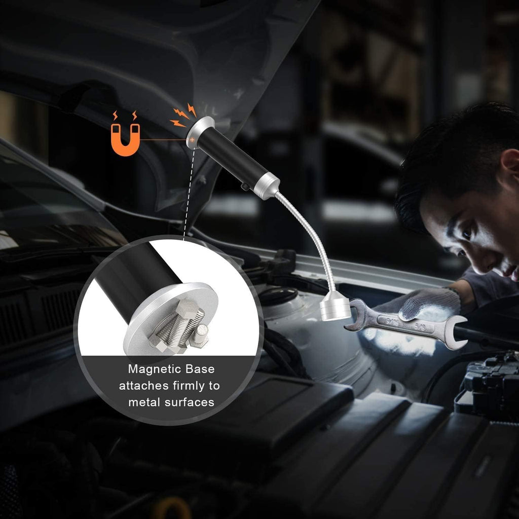 9-LED Magnetic Flashlight – 2-Pack