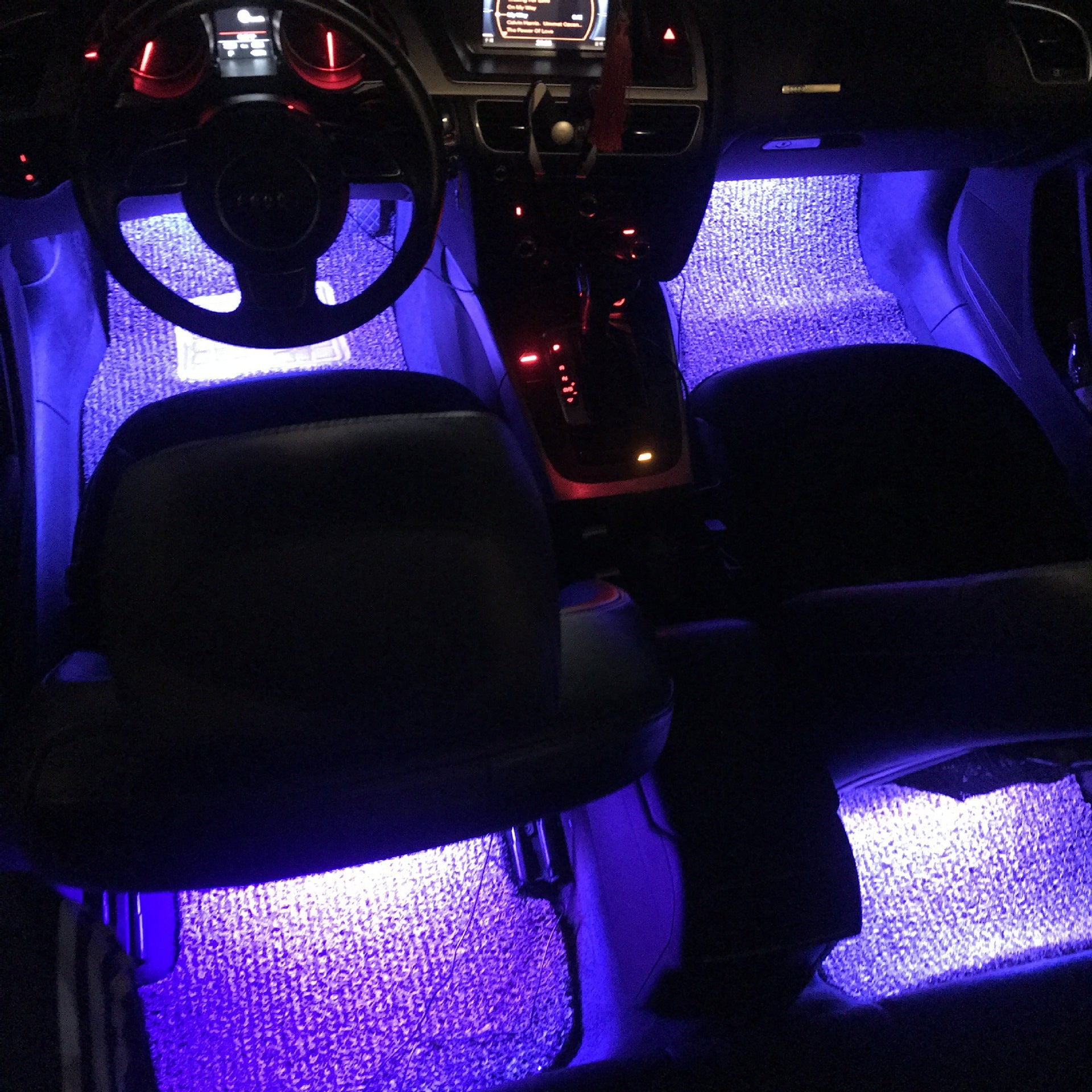 Car Atmosphere Footwell Lights - RGB with Remote & Music Sync