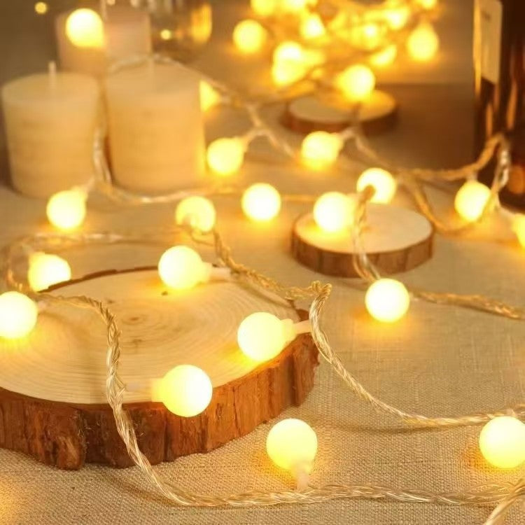 Frosted Ball LED String Lights