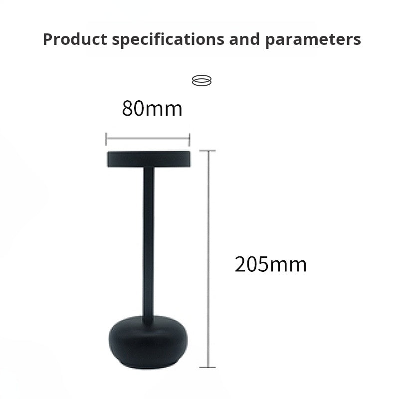 Cordless Metal LED Table Lamp