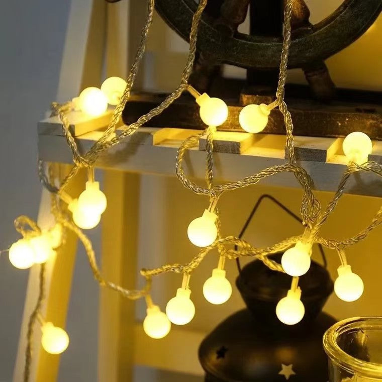 Frosted Ball LED String Lights