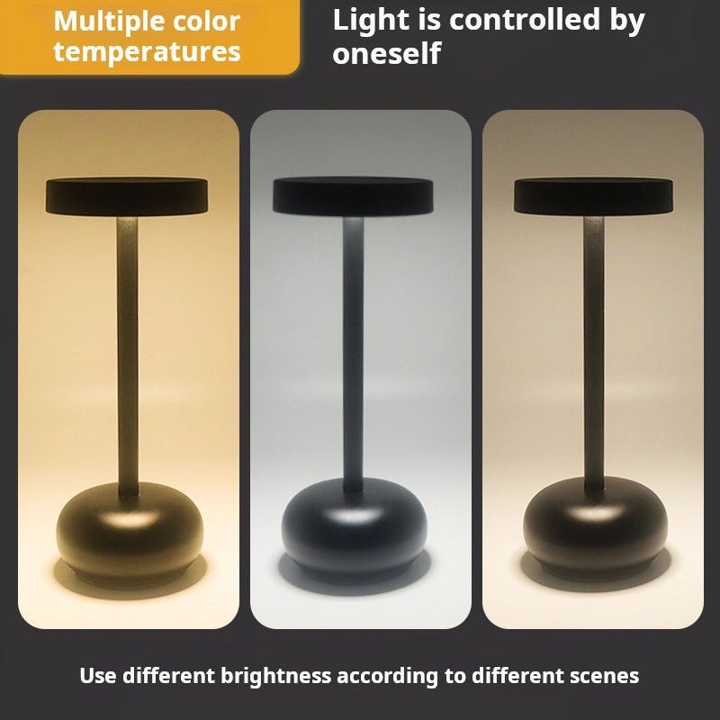 Cordless Metal LED Table Lamp