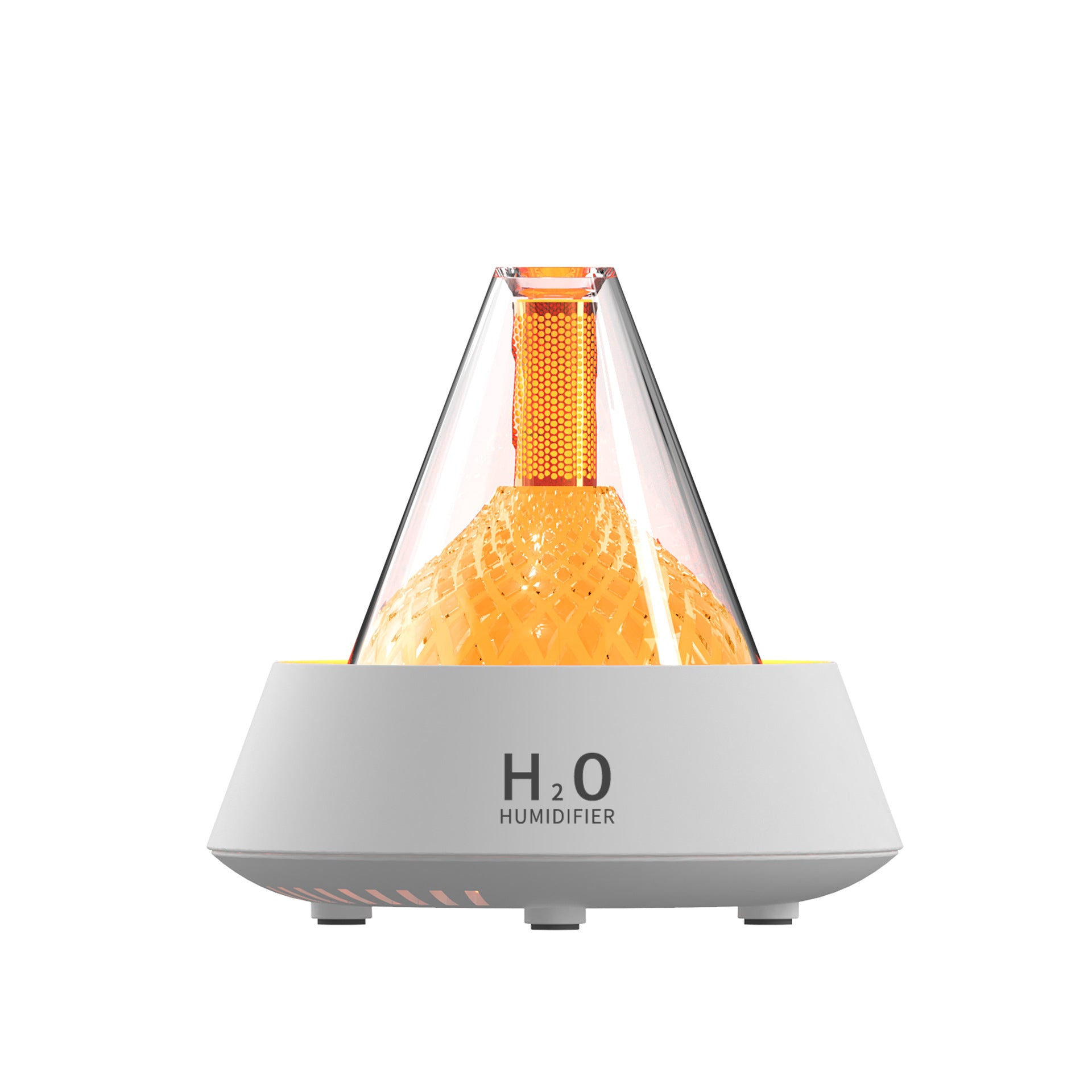 Aromatherapy Flame Humidifier with RGB Lights