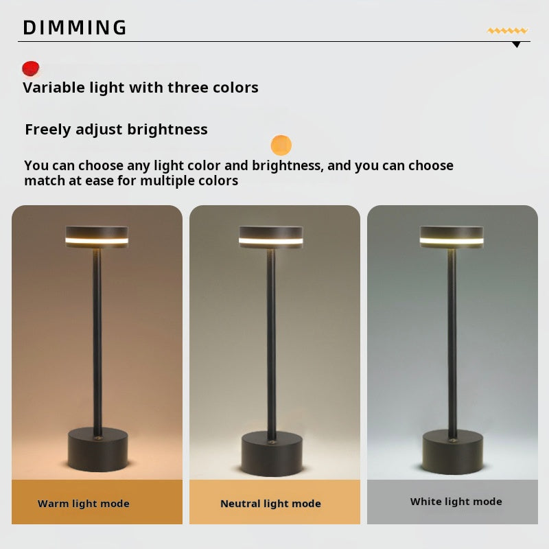 Touch-Control Aluminum Table Lamp