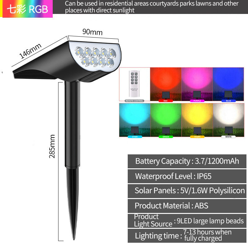 Solar Garden Spotlight