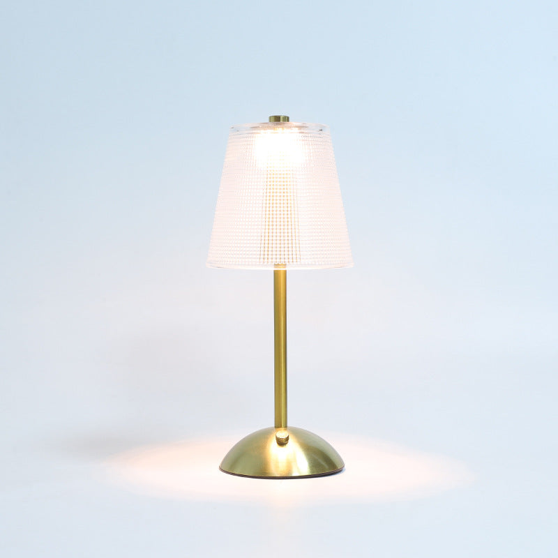 Crystal Small Table Lamp - Rechargeable Touch Night Light