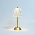 Crystal Small Table Lamp - Rechargeable Touch Night Light