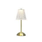 Crystal Small Table Lamp - Rechargeable Touch Night Light