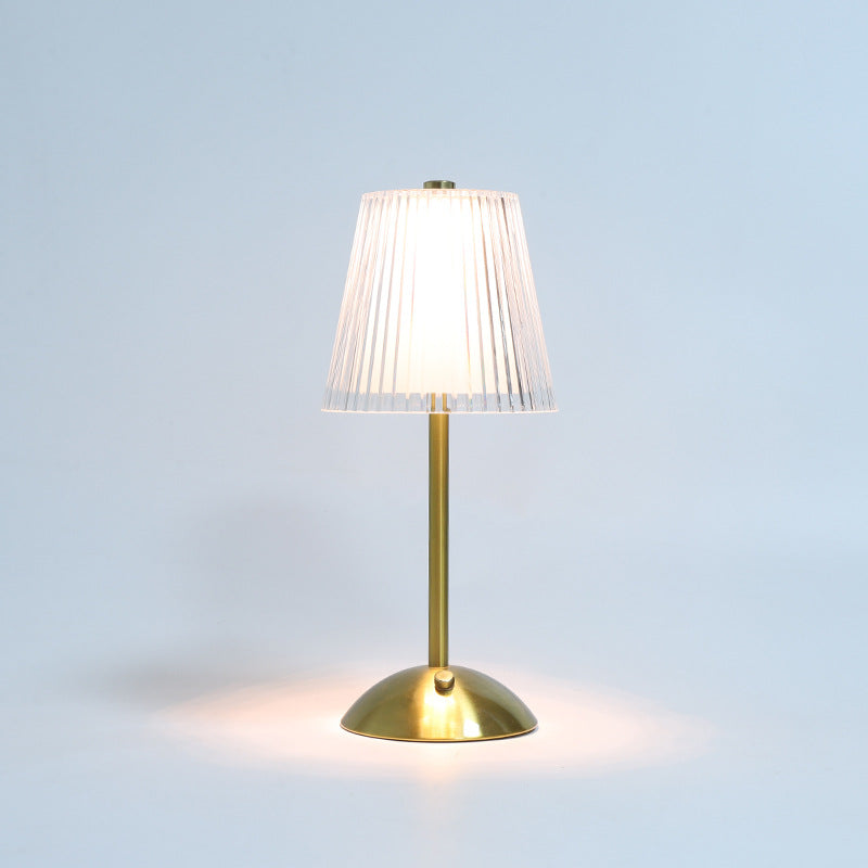 Crystal Small Table Lamp - Rechargeable Touch Night Light