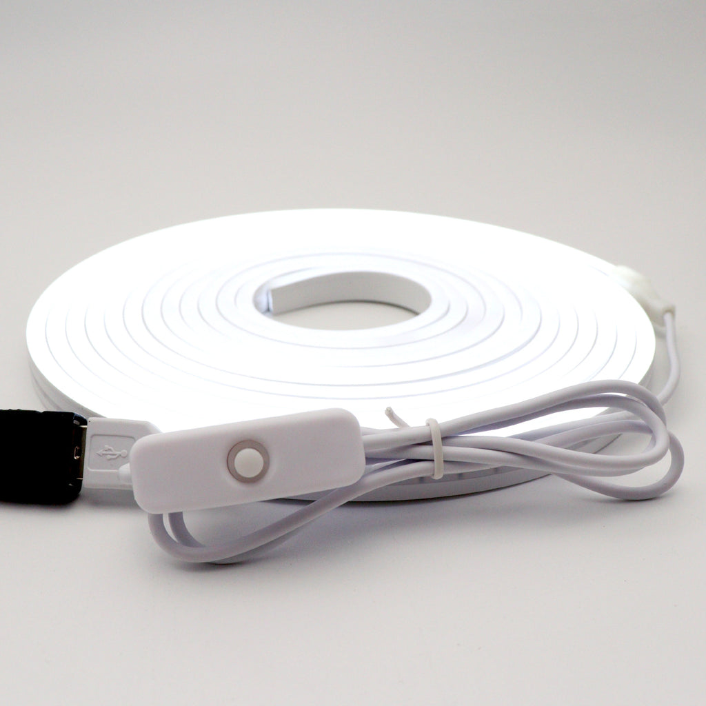 5m USB Neon LED Strip – 5V Plug-and-Play