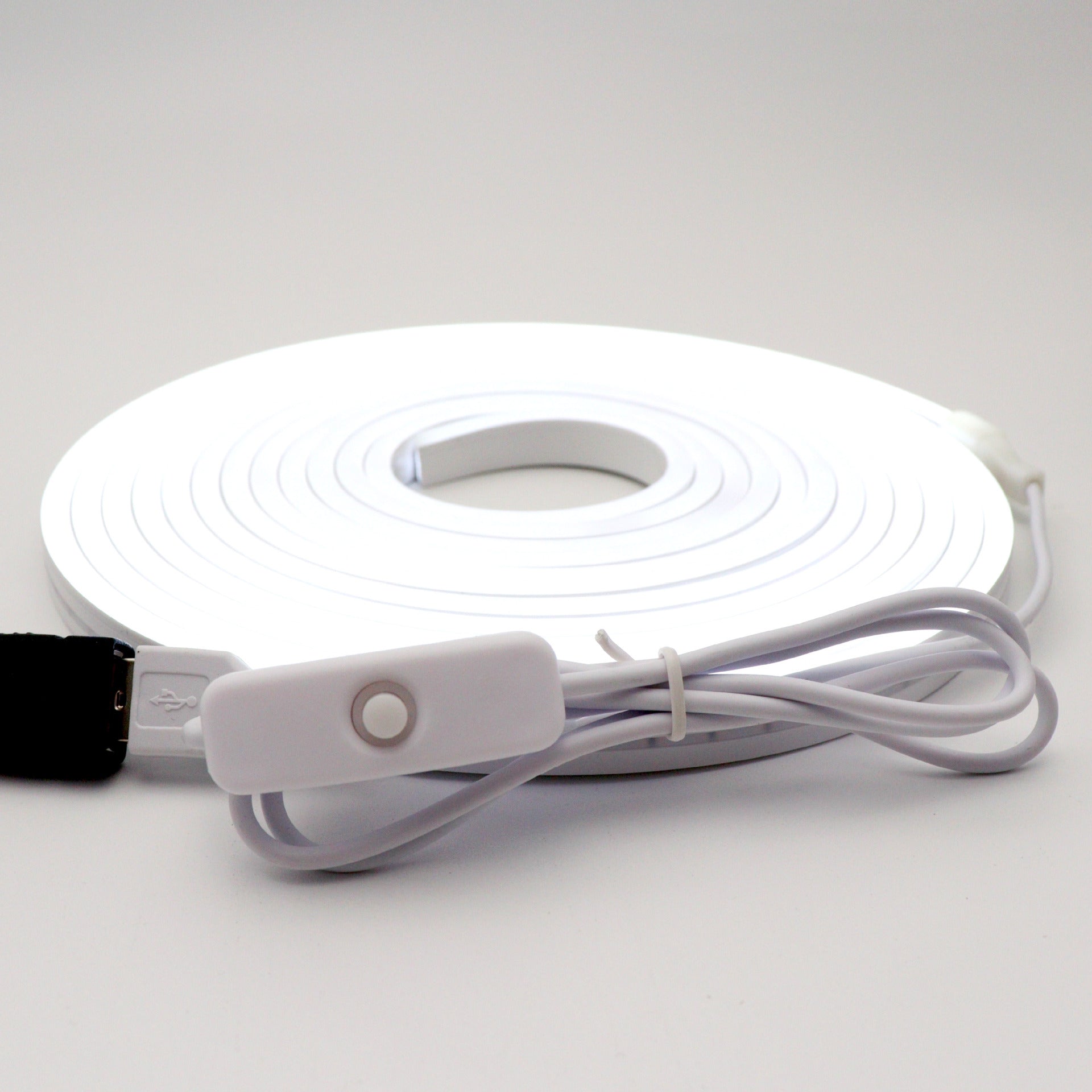 5m USB Neon LED Strip – 5V Plug-and-Play
