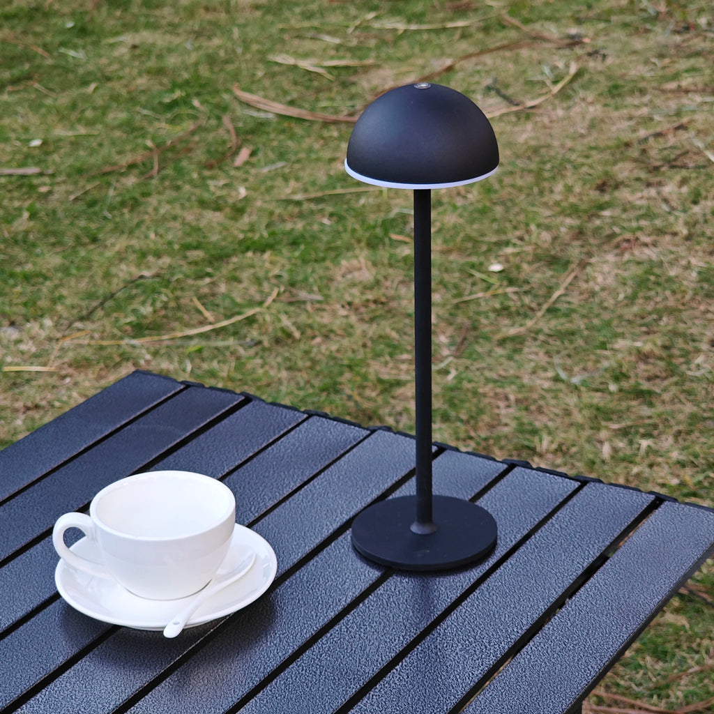 Aluminum Rechargeable Touch LED Table Lamp - Dimmable Restaurant Decor