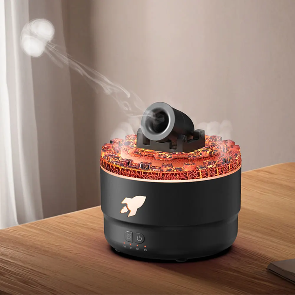 Aromatherapy Flame Humidifier with RGB Lights