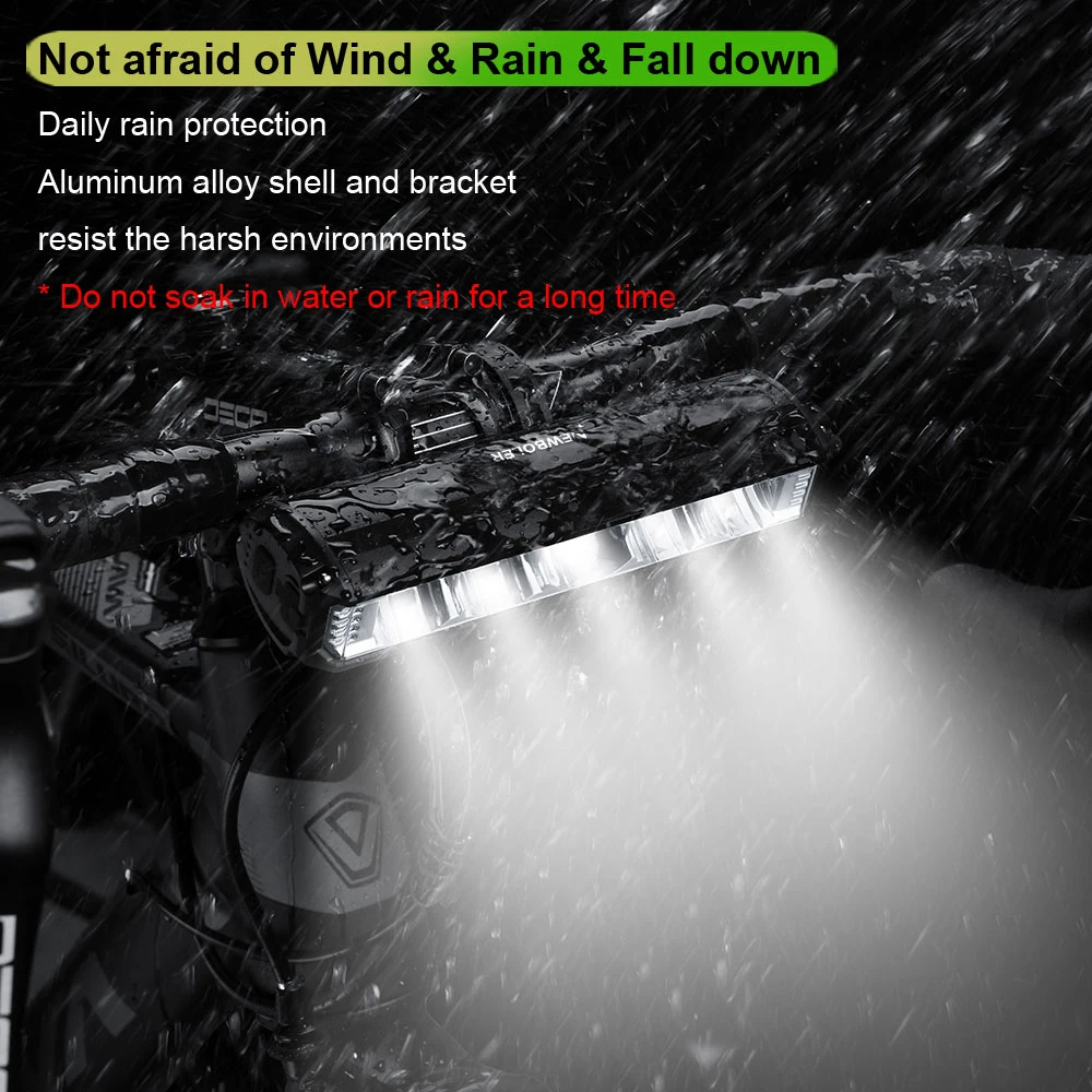 High-Lumen USB Rechargeable Bicycle Light