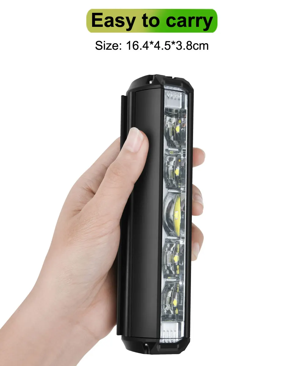 High-Lumen USB Rechargeable Bicycle Light