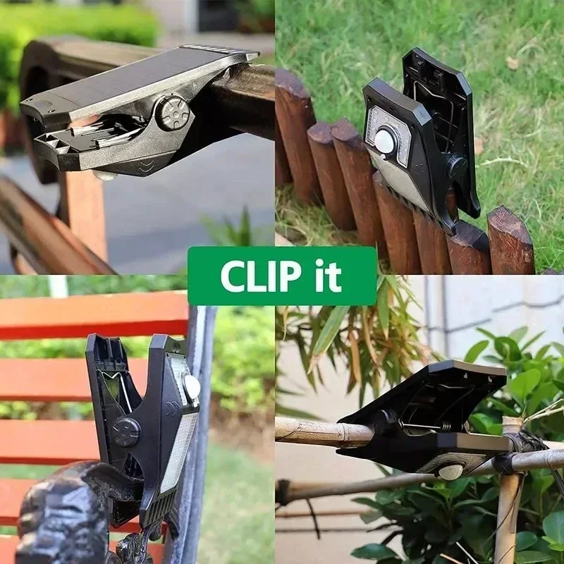 Solar Motion Wall Clip Light