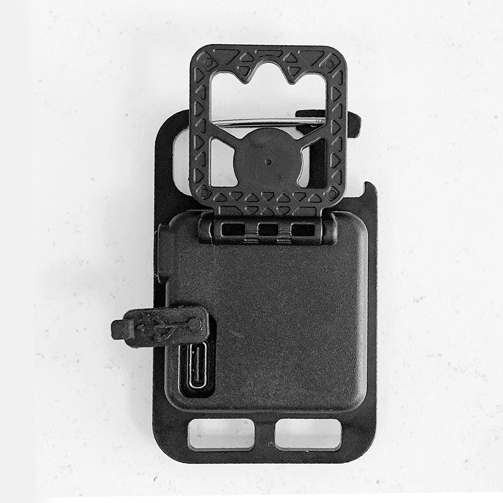 Electric Lighter & Flashlight Keychain Set