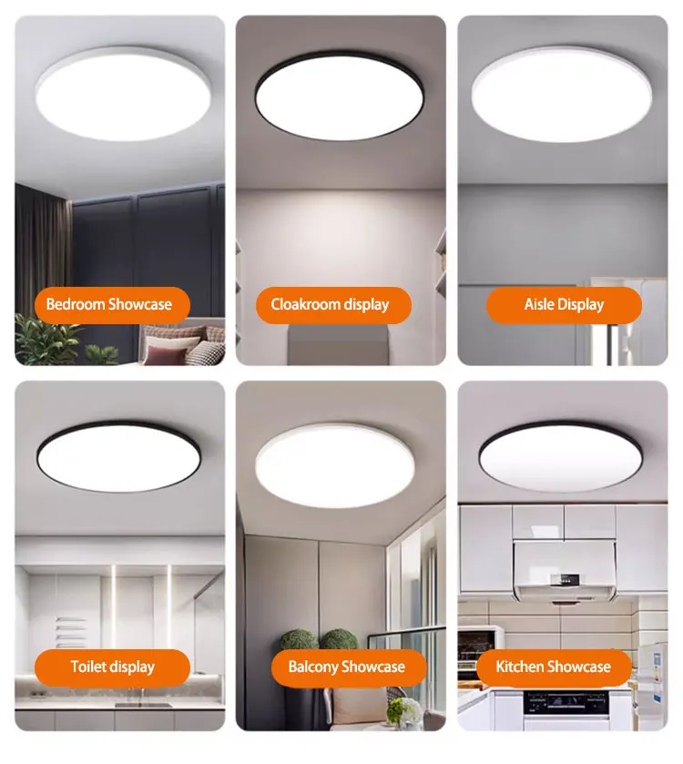 Ultra-Slim Waterproof LED Ceiling Light