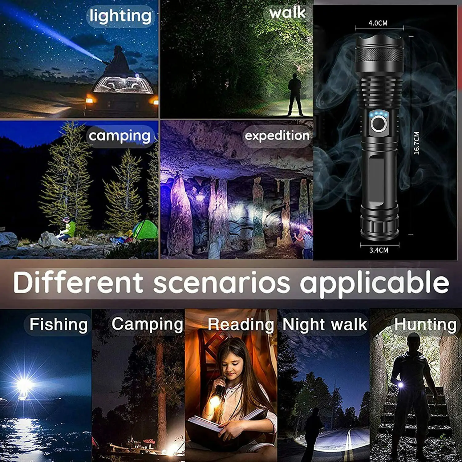 Tactical LED Flashlight