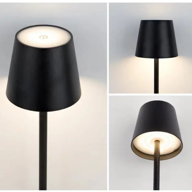 Portable Rechargeable Metal Table Lamp