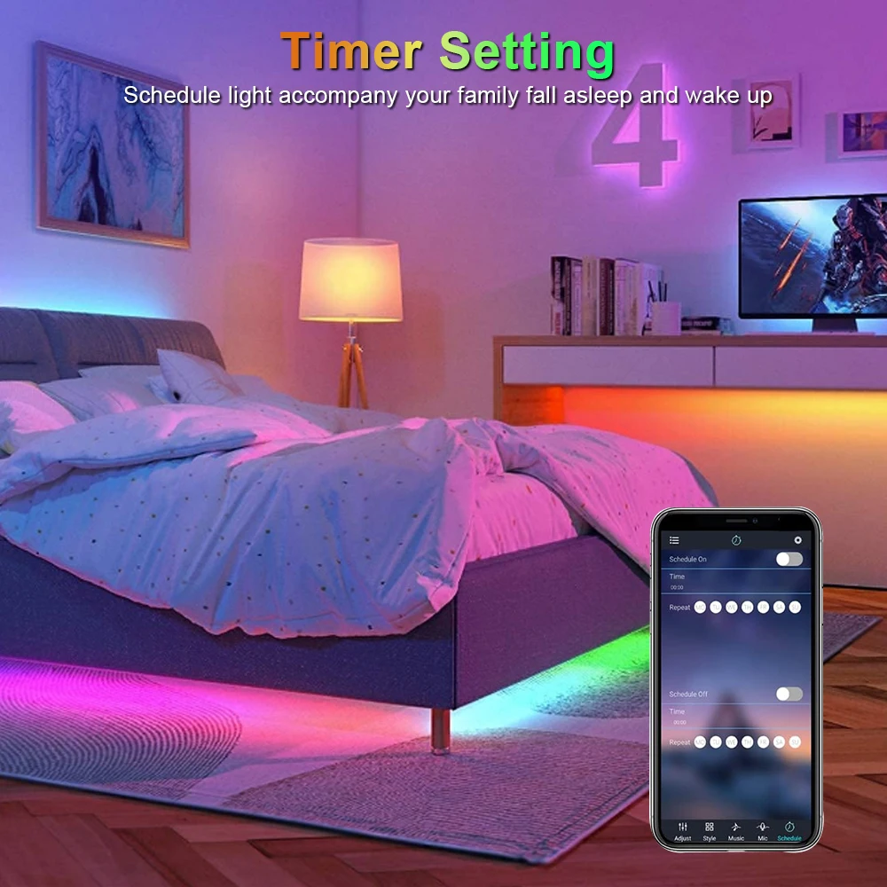 5m USB Neon LED Strip – 5V Plug-and-Play