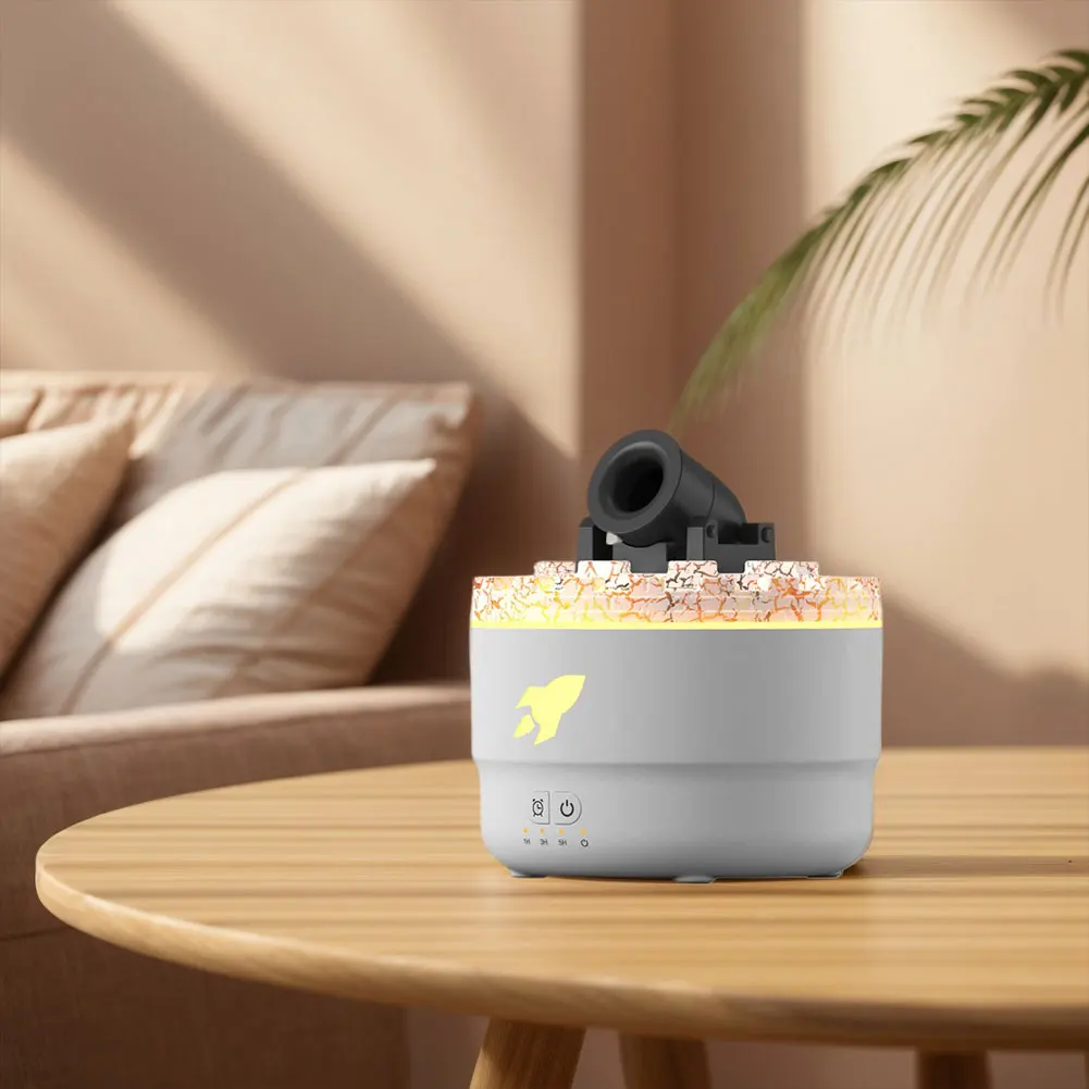 Aromatherapy Flame Humidifier with RGB Lights