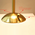 Crystal Small Table Lamp - Rechargeable Touch Night Light